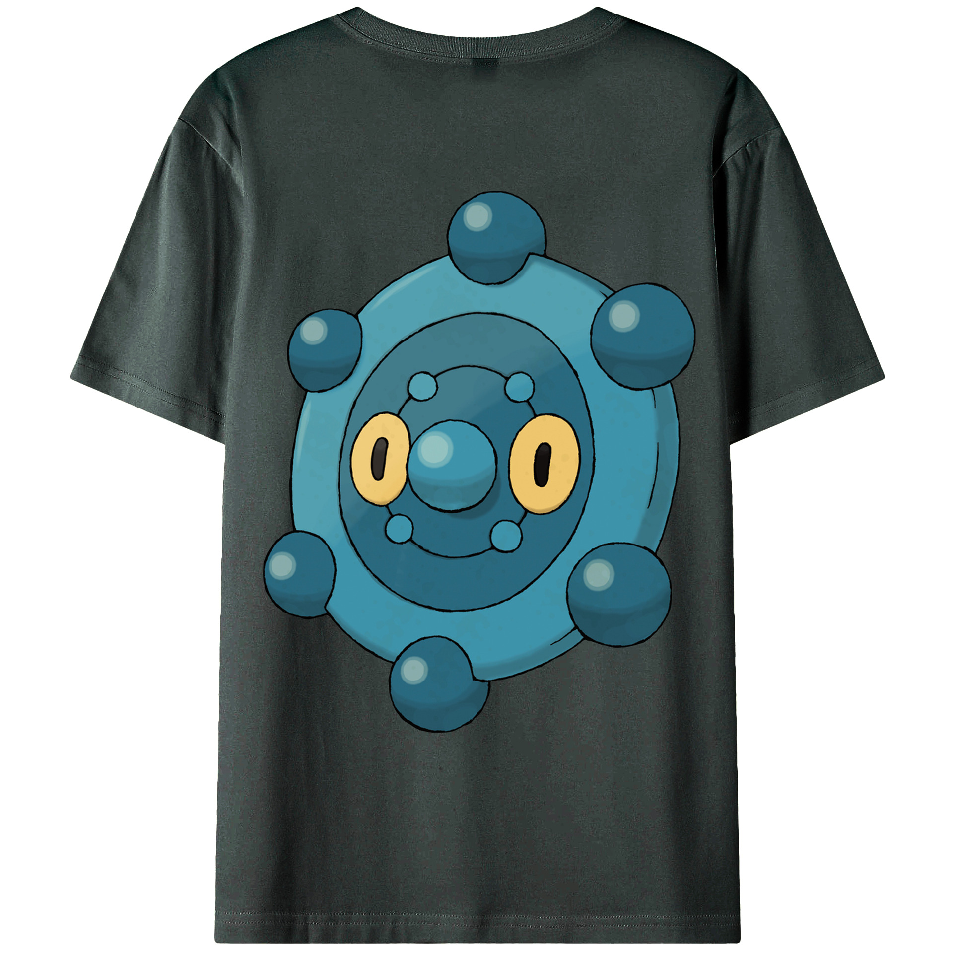 （画像用） ポケットモンスター Pokémon 綿100％ メンズ半袖Tシャツ（バックプリント） 通気性